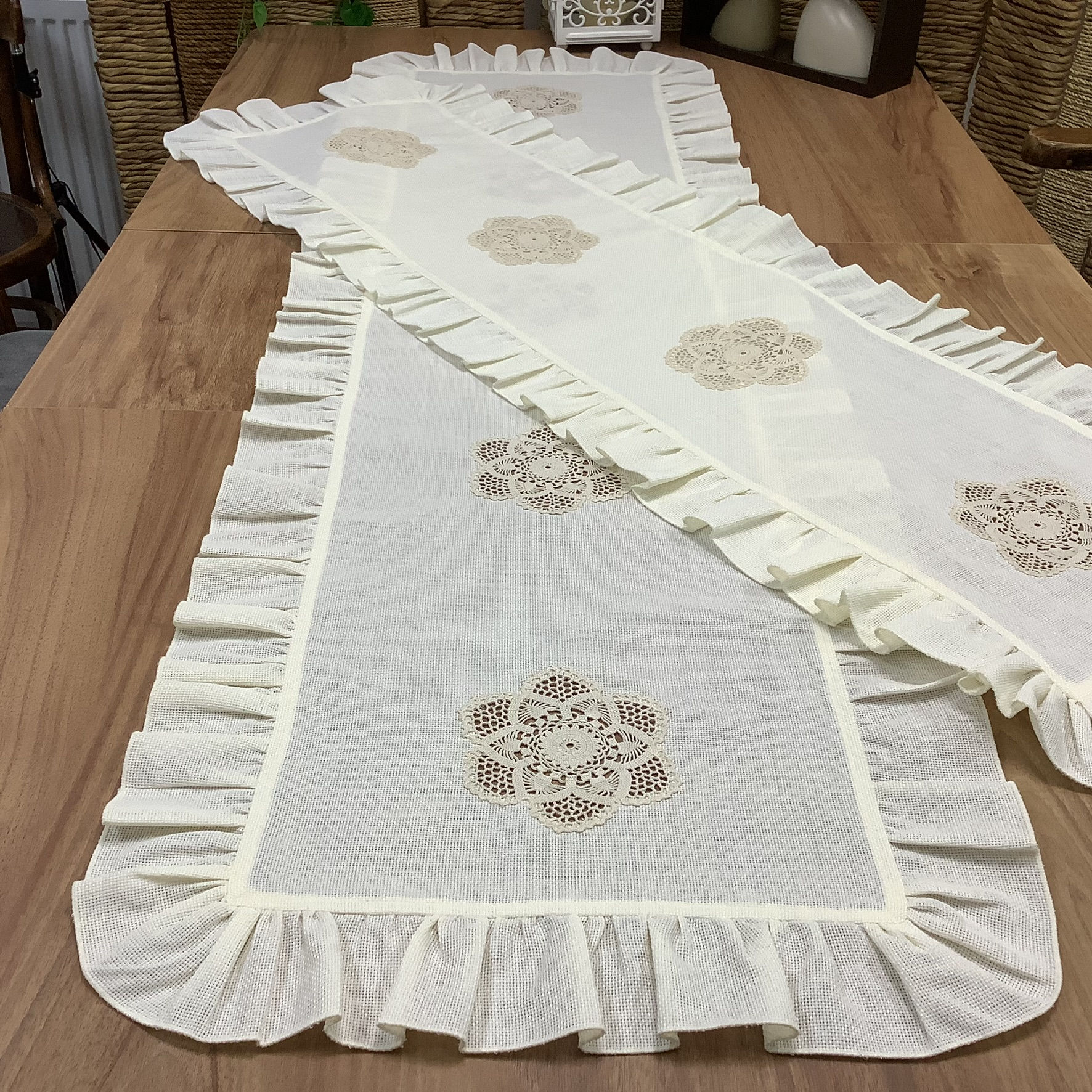 Dantelli & Fırfırlı Ranır Set - 2 parça