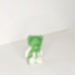 Ourson Vert et Blanc