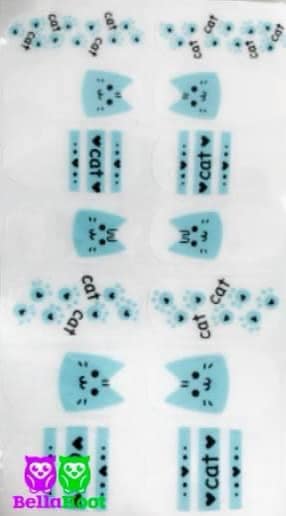 Sticker Cat Blue