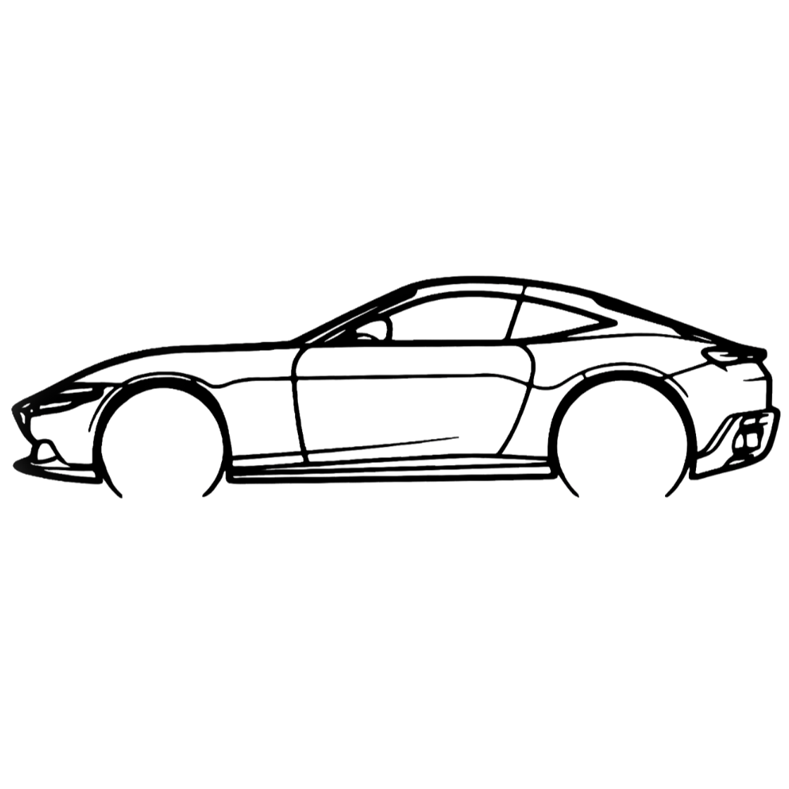 Ferrari Roma silhouette 1200MM