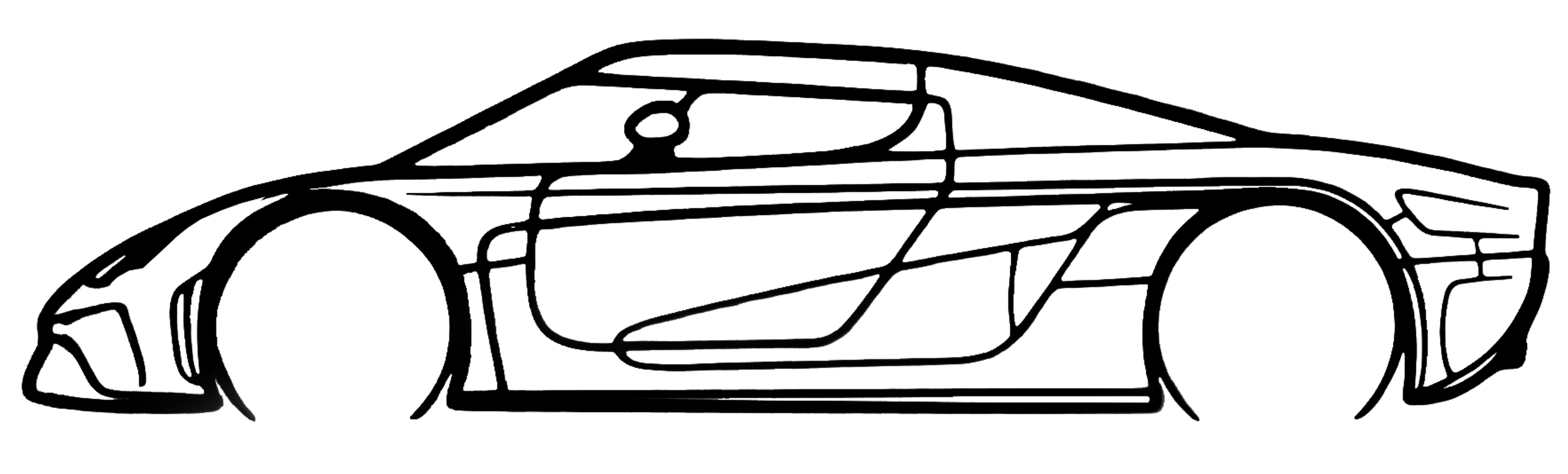 Koenigsegg Regera Silhouette