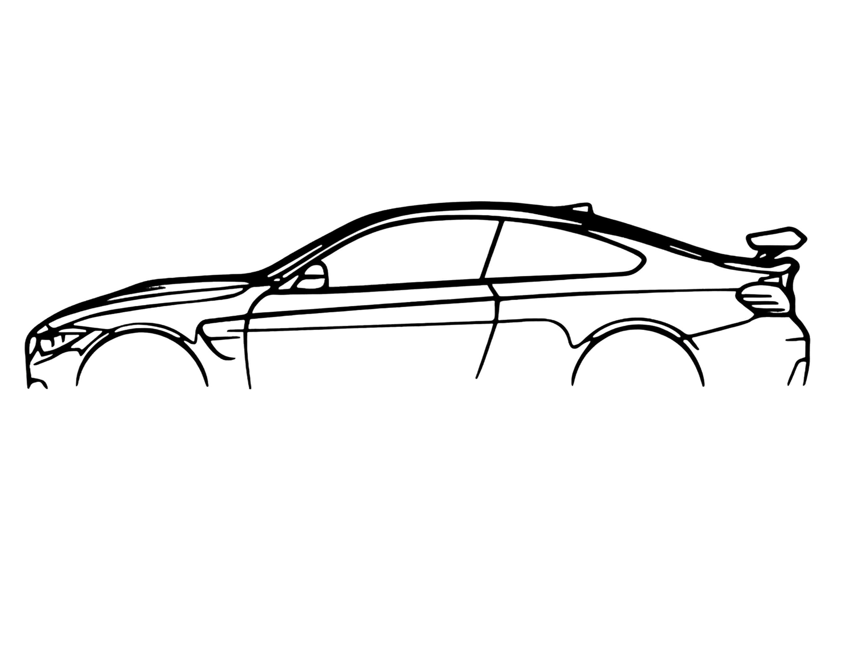Bmw M4 GTS Silhouette
