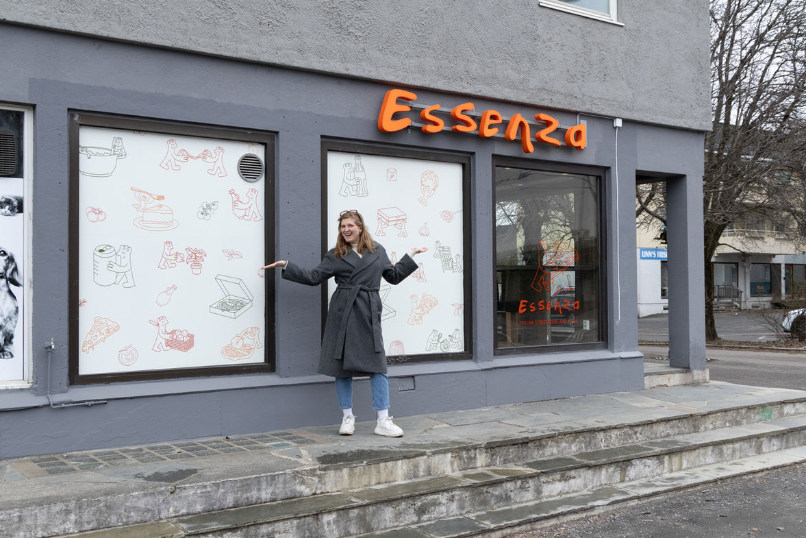 Brand identity take away pizzeria