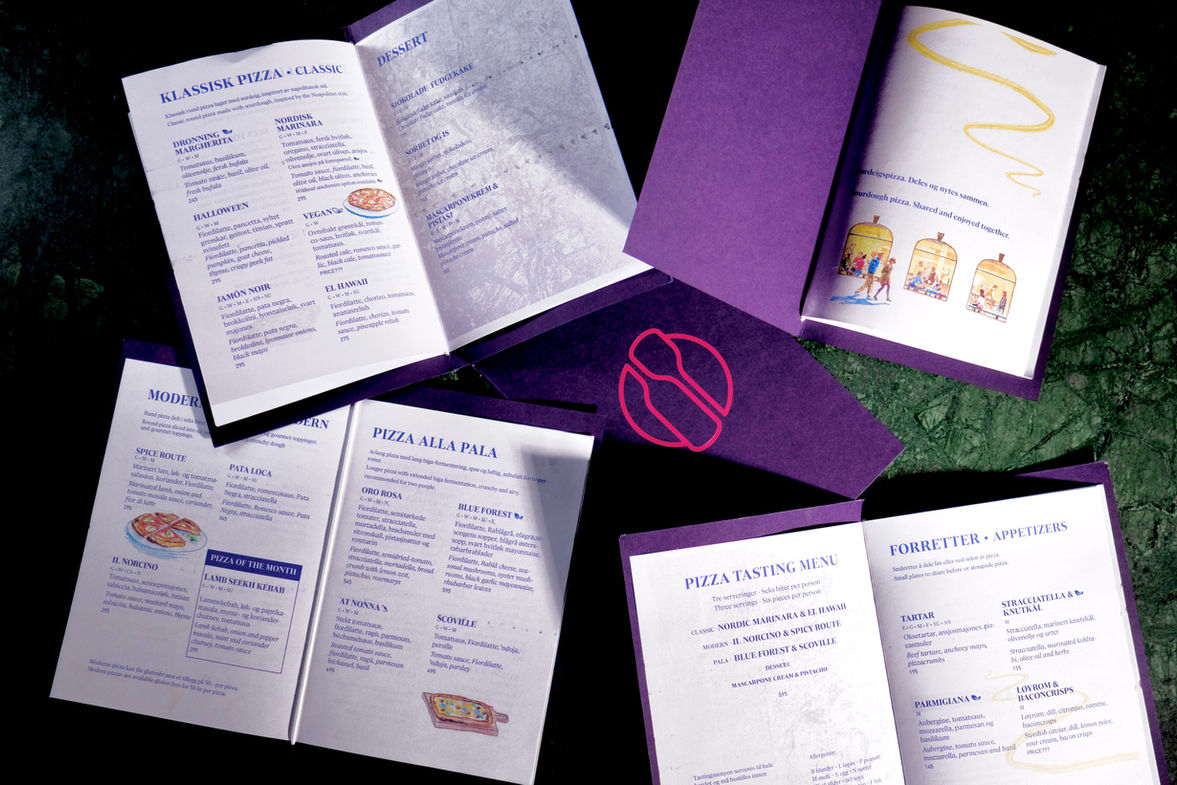 Menu design