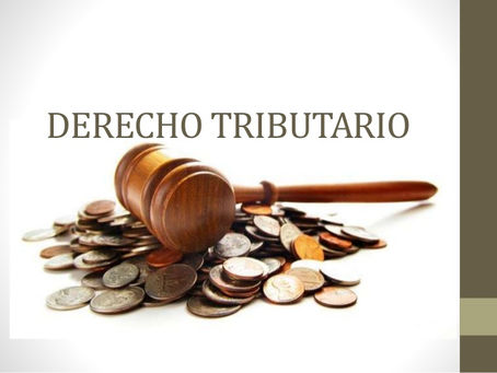 Derecho Tributario