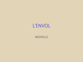 "L'envol" de Lili Velle dans la Collection Magma Solo