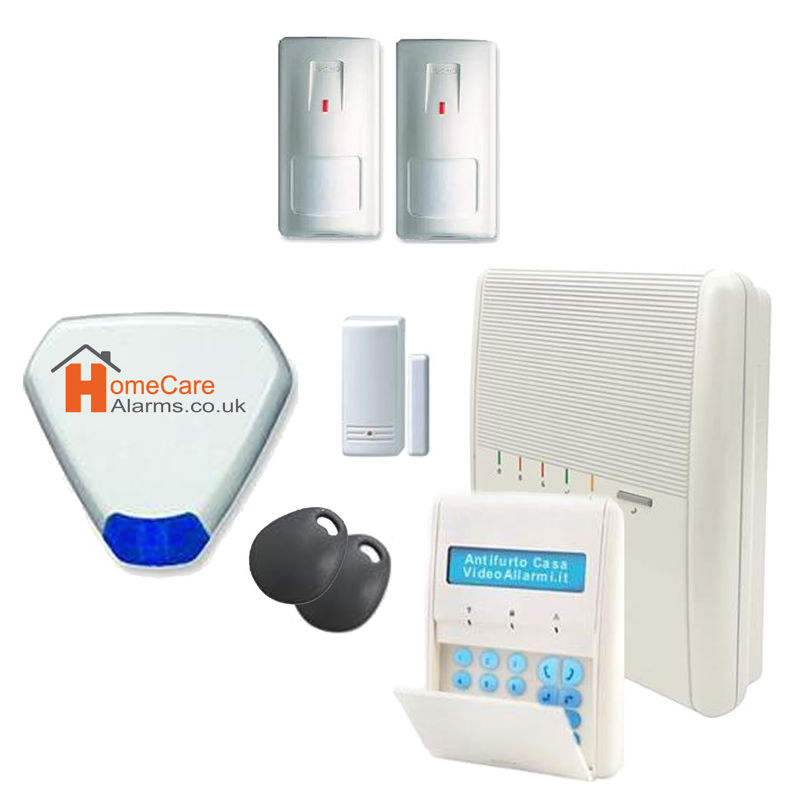 3 Zone Agility Alarm System Kit Installed