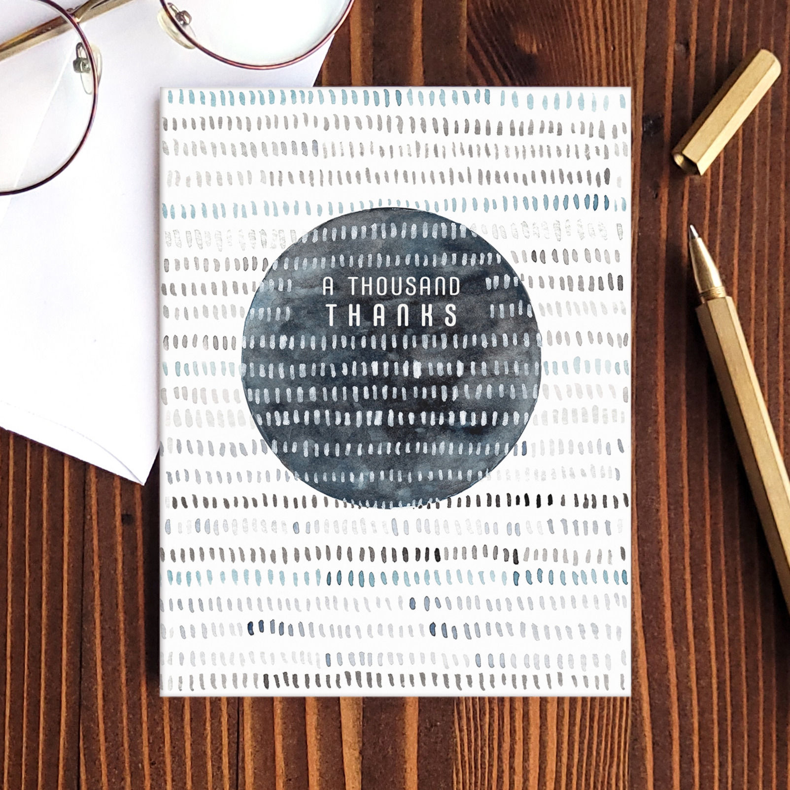 1000 Thanks - Thank You Card