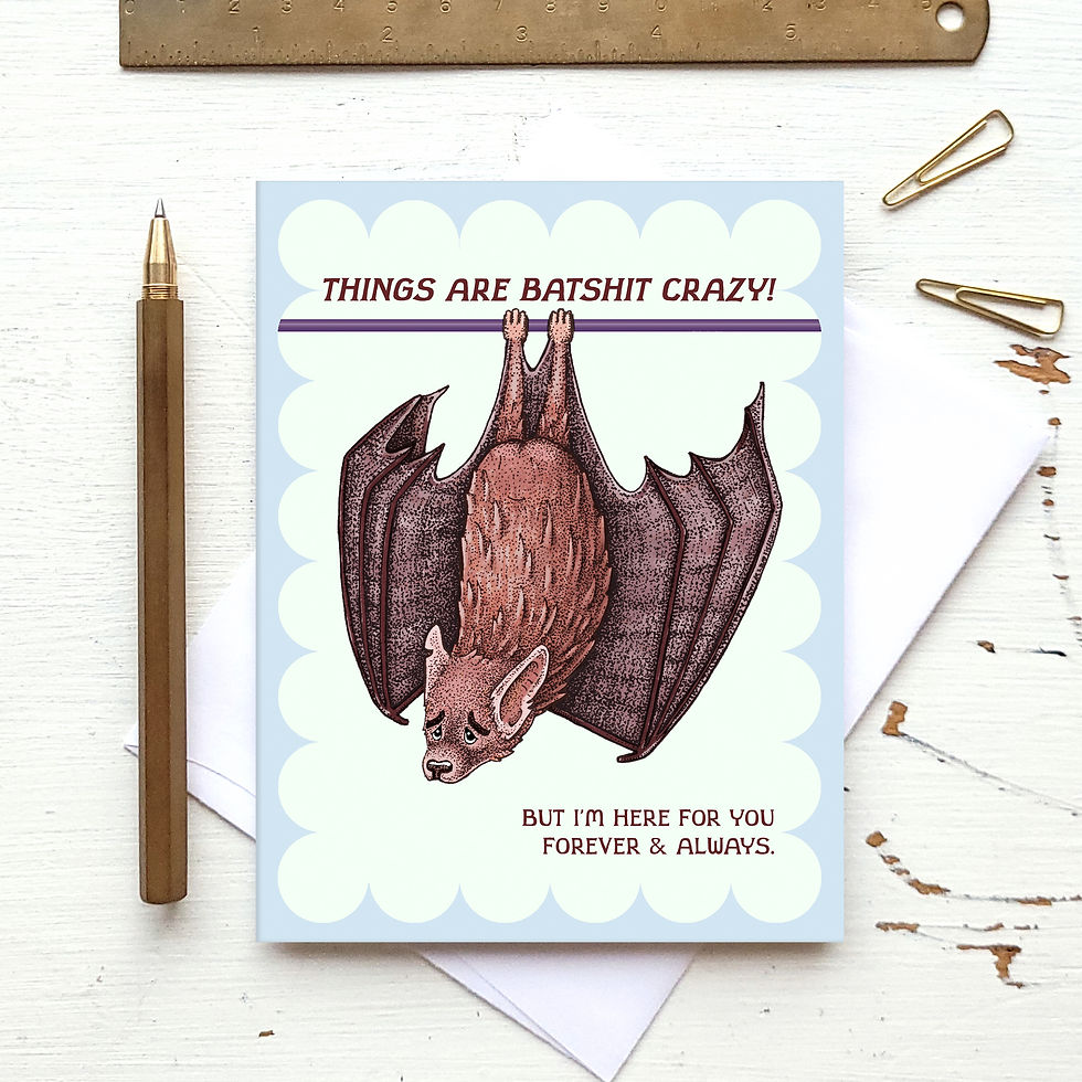 Thumbnail: Batsh*t Crazy - Little Brown Bat Card
