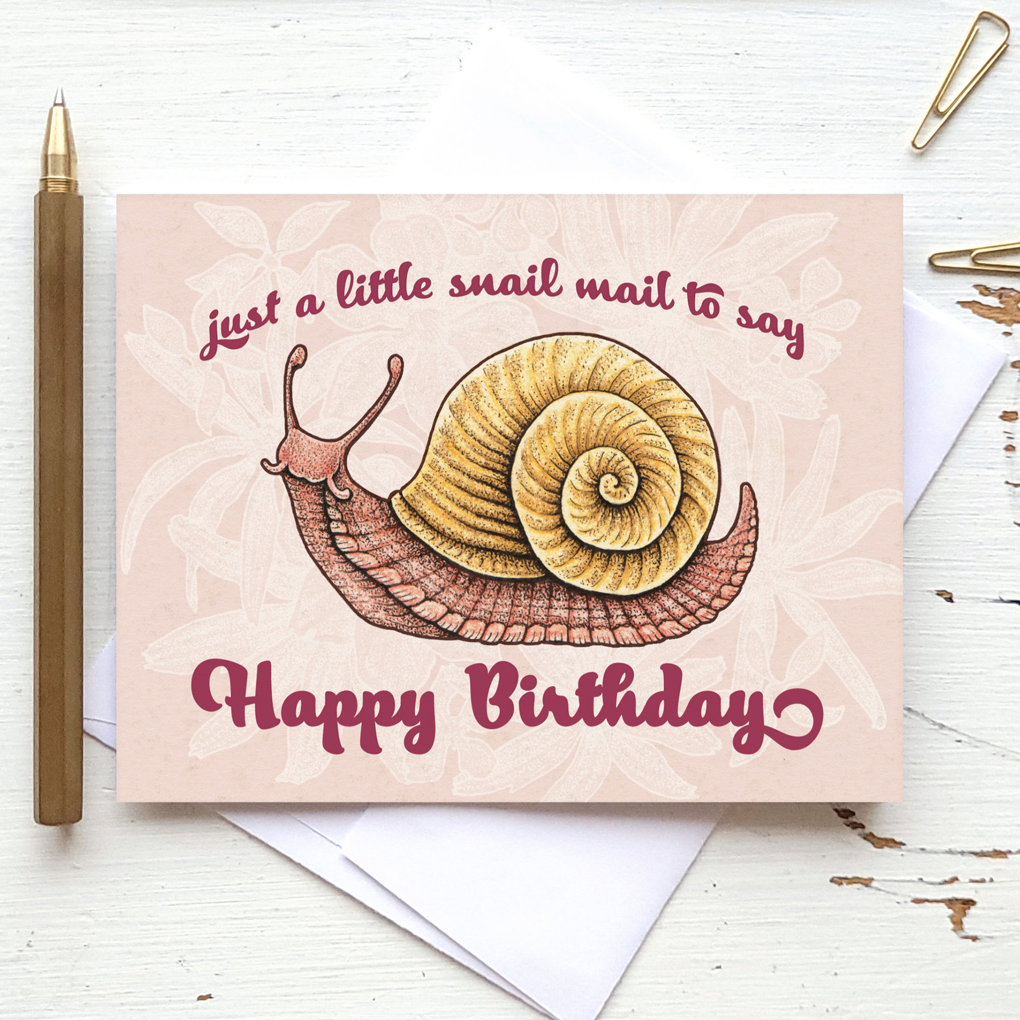 Snail Mail - Birthday Card