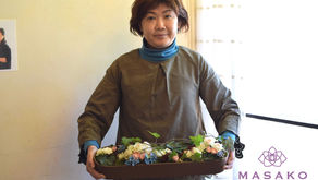 MASAKOフラワーデザインスクール、NFD公認校です。NFD講師研究科コースを受講なさいました、みゆきさんの作品「構造的・テクスチャ」をご紹介いたします。