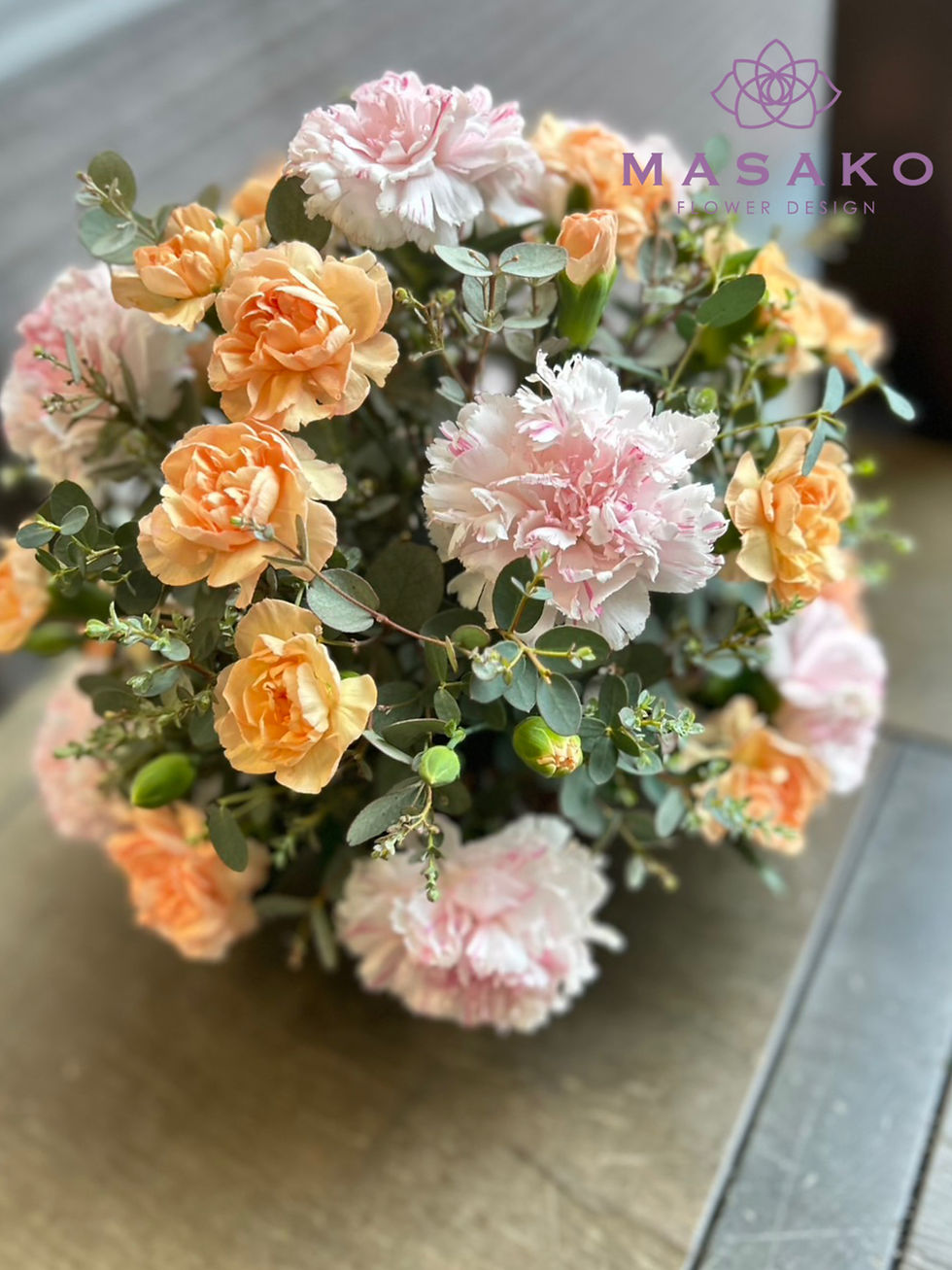 フラワー装飾技能検定3級レッスン「花束及びリボン」「バスケットアレンジ」