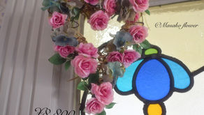 展示作品のご紹介「ハートの壁飾り」