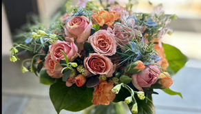 NFDフラワーデザイナー資格検3級体験レッスン「丸い花束」