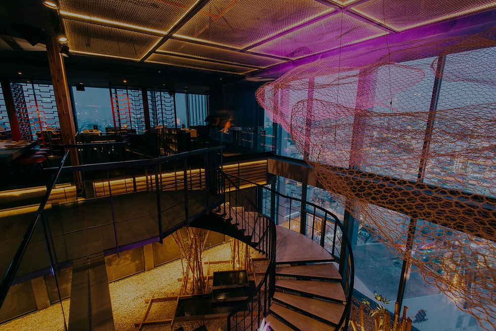 Exclusive VIP party with luxury interiors
