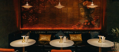 Elegant bar lighting