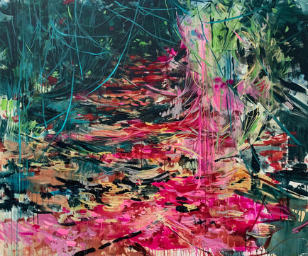 contemporary painting, abstraction, abstract painting, New Orleans artist, abstract landscape