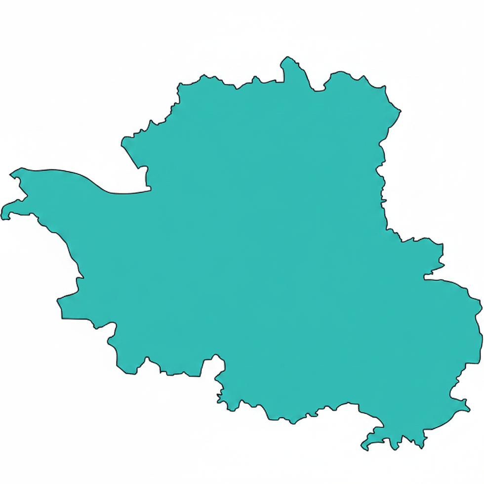 Landkreiskarte Naturräume Esslingen