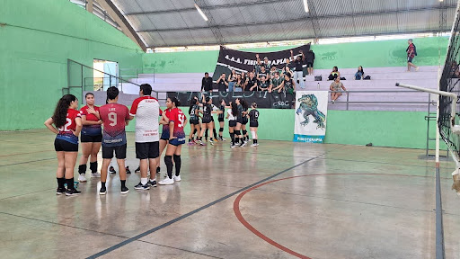 Cinco atléticas terminaram a primeira rodada do vôlei masculino da LEU com três pontos| Foto: Ramon Oliveira