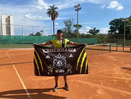 Game Point! Etapa final do tênis masculino na Olimpíada UFU termina com título da Engenharia UDI