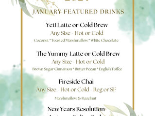 January Featured Drink List