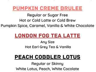 November Featured Drinks