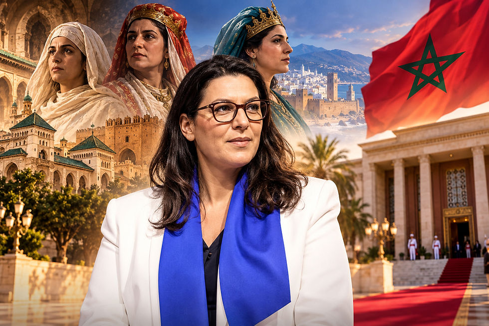 ليست الحكاية أنها امرأة … إنه التاريخ 🇲🇦