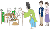 地鎮祭のイラスト