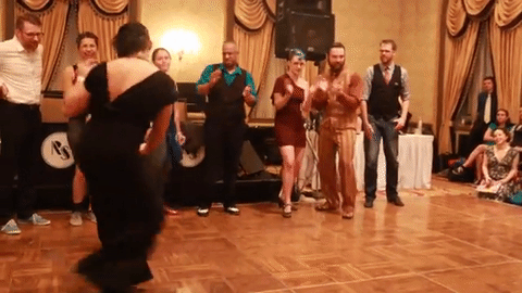 gif of two people doing low downs