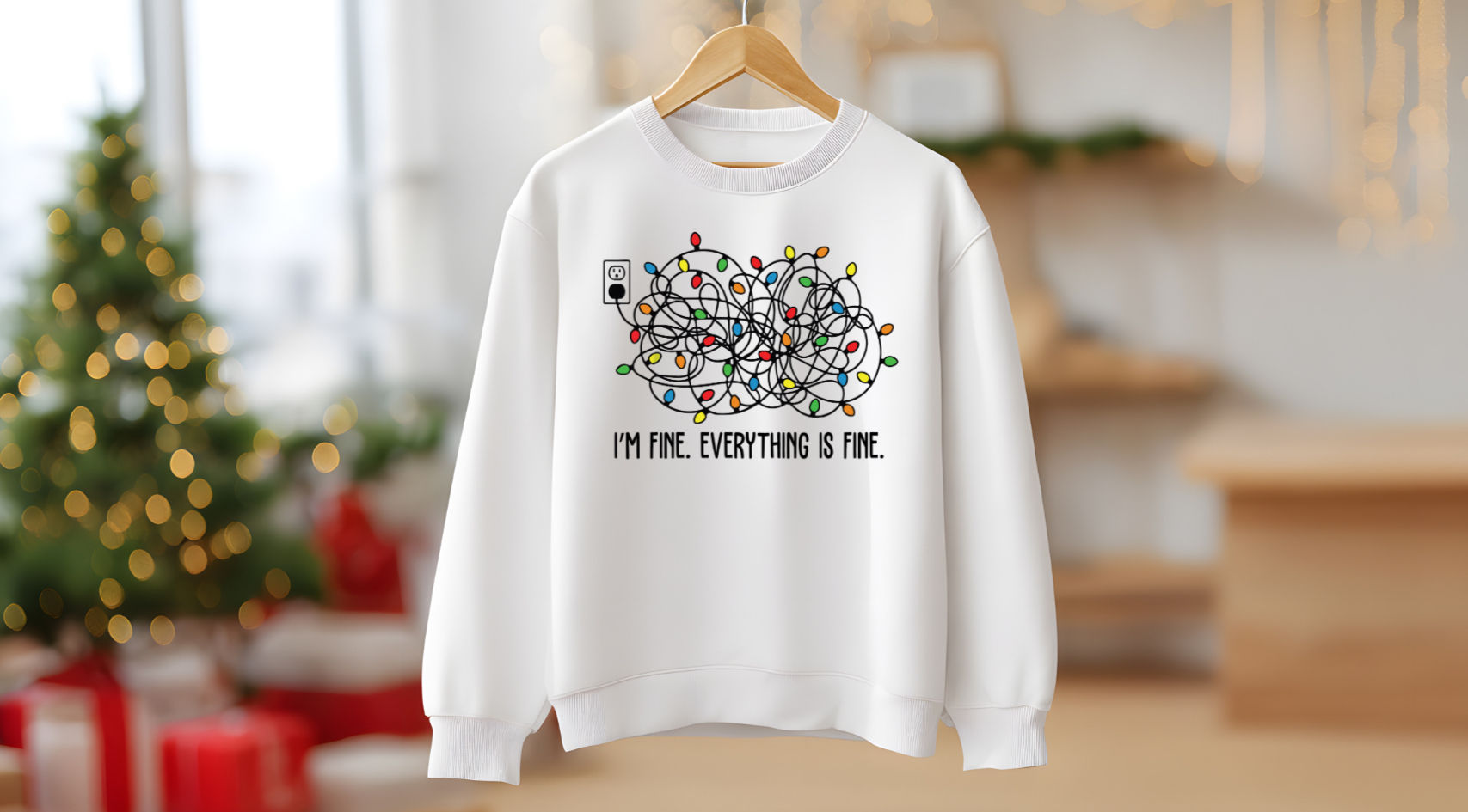 Everything is Fine XMas Sweater