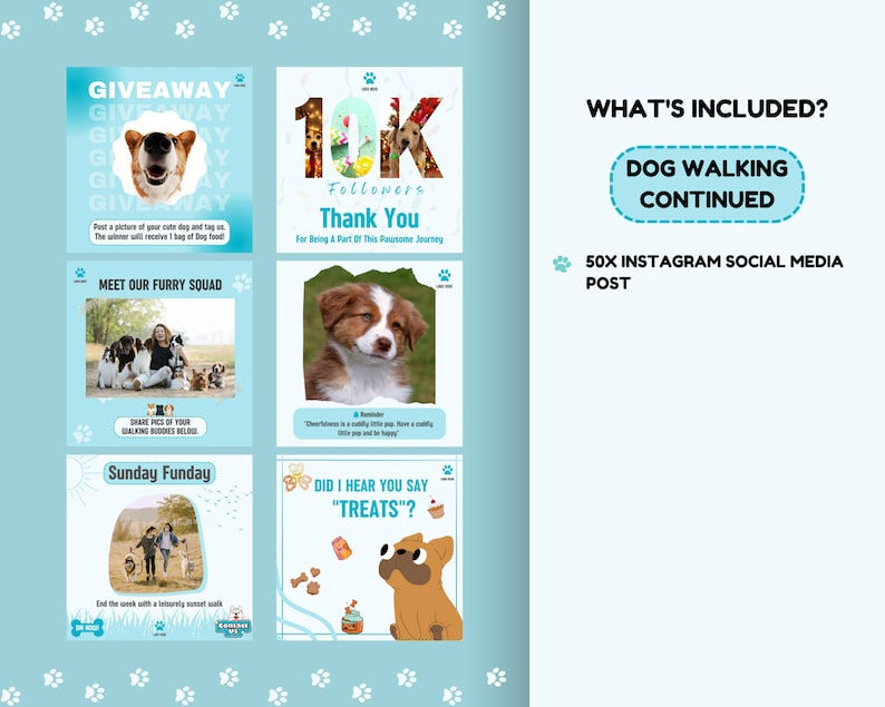 Thumbnail: Dog Walking Ultimate Business Pack - Blue