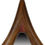 Thumbnail: Walnut Teardrop Mirror - standard size