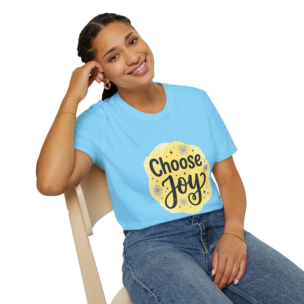 Thumbnail: Choose Joy T-Shirt — Positive Inspirational Graphic Tee