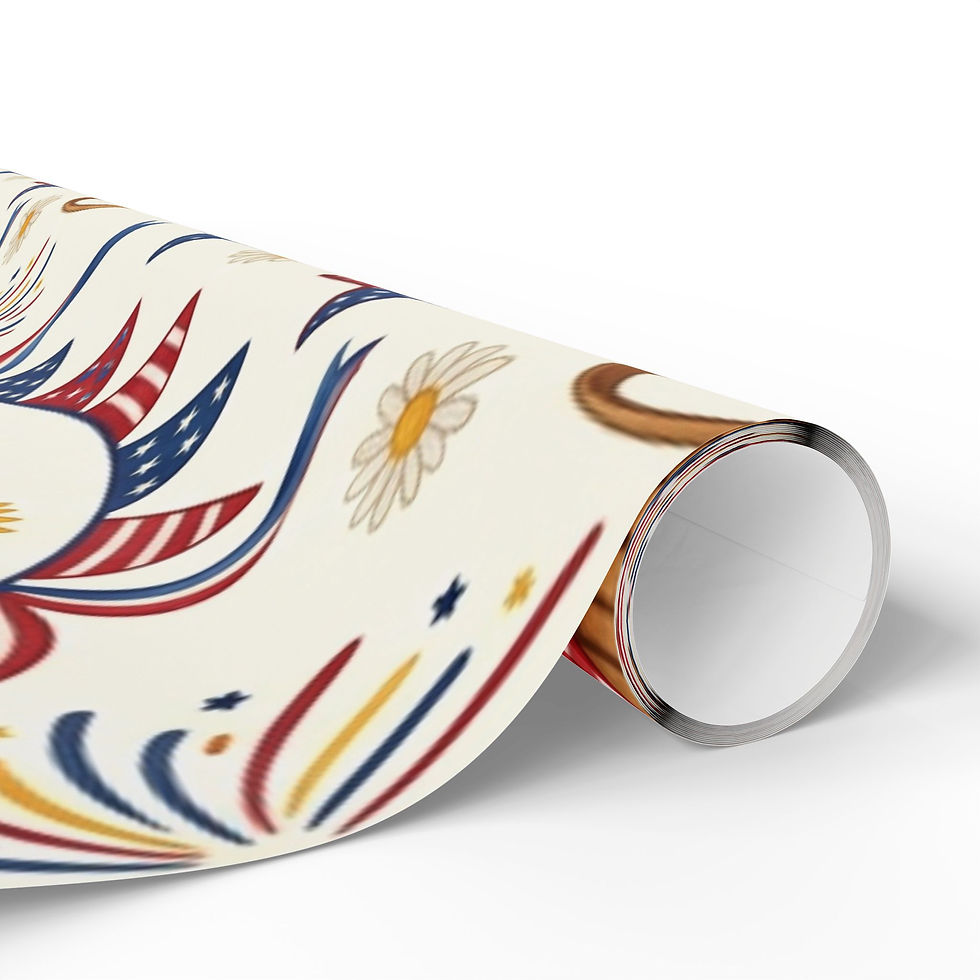 Hình thu nhỏ: Farmhouse Barnyard Gift Wrap — Rustic Country Christmas Wrapping Paper Roll