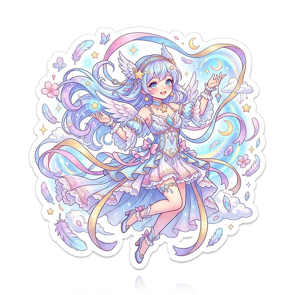 Hình thu nhỏ: Celestara  A Magical Collection of Celestial Princess & Fantasy Digital Stickers