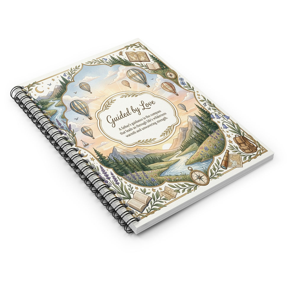 Thumbnail:  Inspirational Ruled Journal with Hot Air Balloon Adventure Design