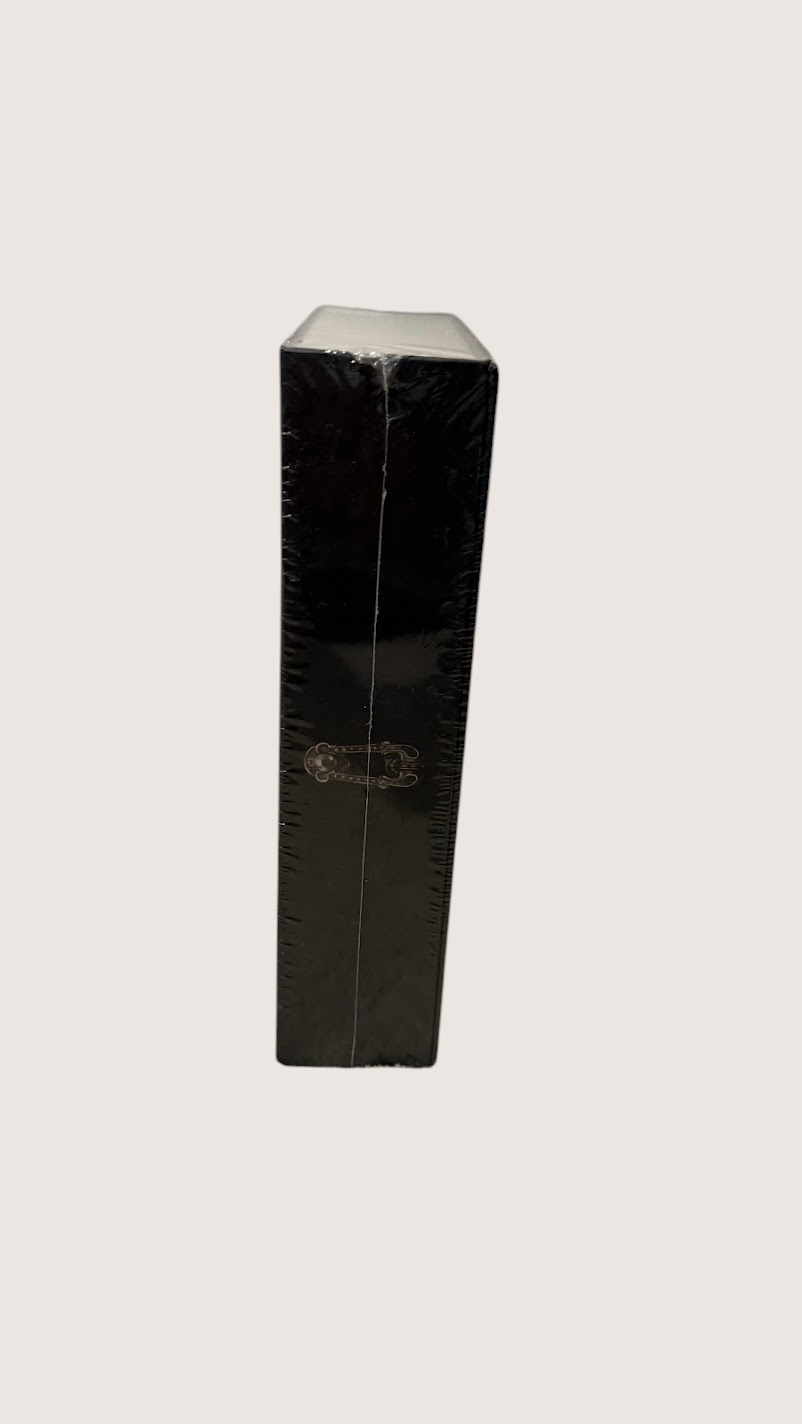 Hình thu nhỏ: Boxset Sherlock trọn bộ 3 tập, black box set wrapped in plastic, side view.