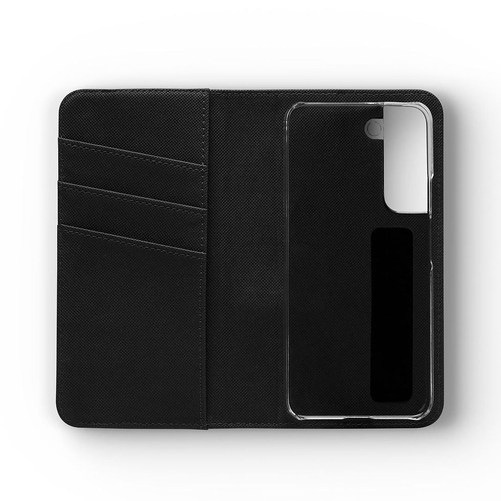 Hình thu nhỏ: Floral Bow Flip Phone Case — Vintage Garden Wallet Cover
