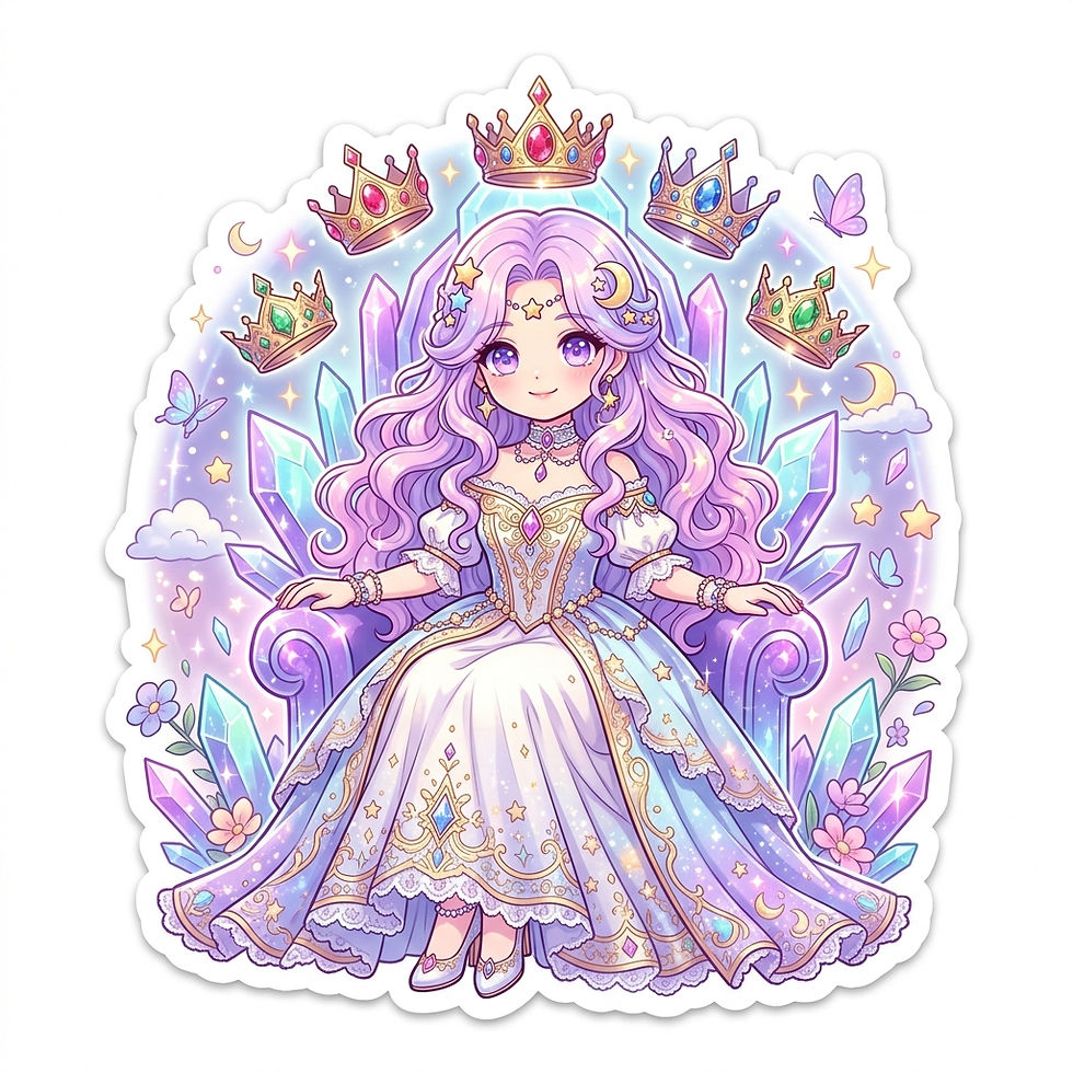 Hình thu nhỏ: Celestara  A Magical Collection of Celestial Princess & Fantasy Digital Stickers