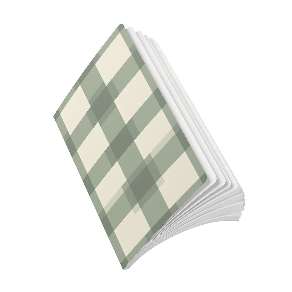 Hình thu nhỏ: Green Buffalo Plaid Journal — Softcover Notebook