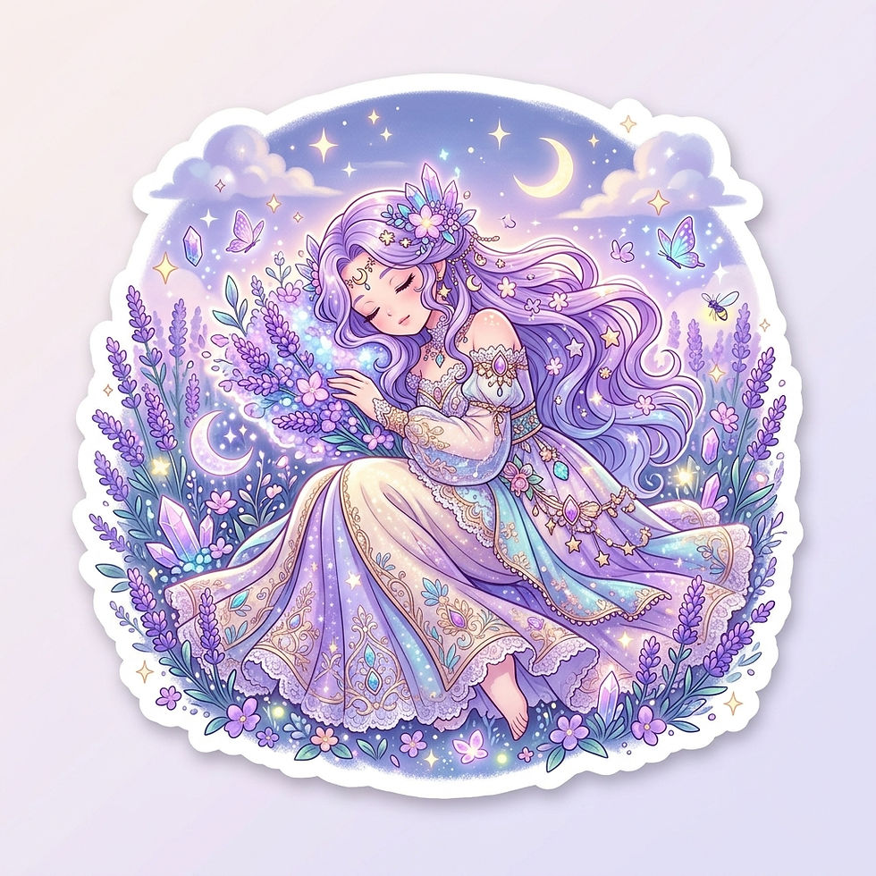 Thumbnail: Celestara  A Magical Collection of Celestial Princess & Fantasy Digital Stickers