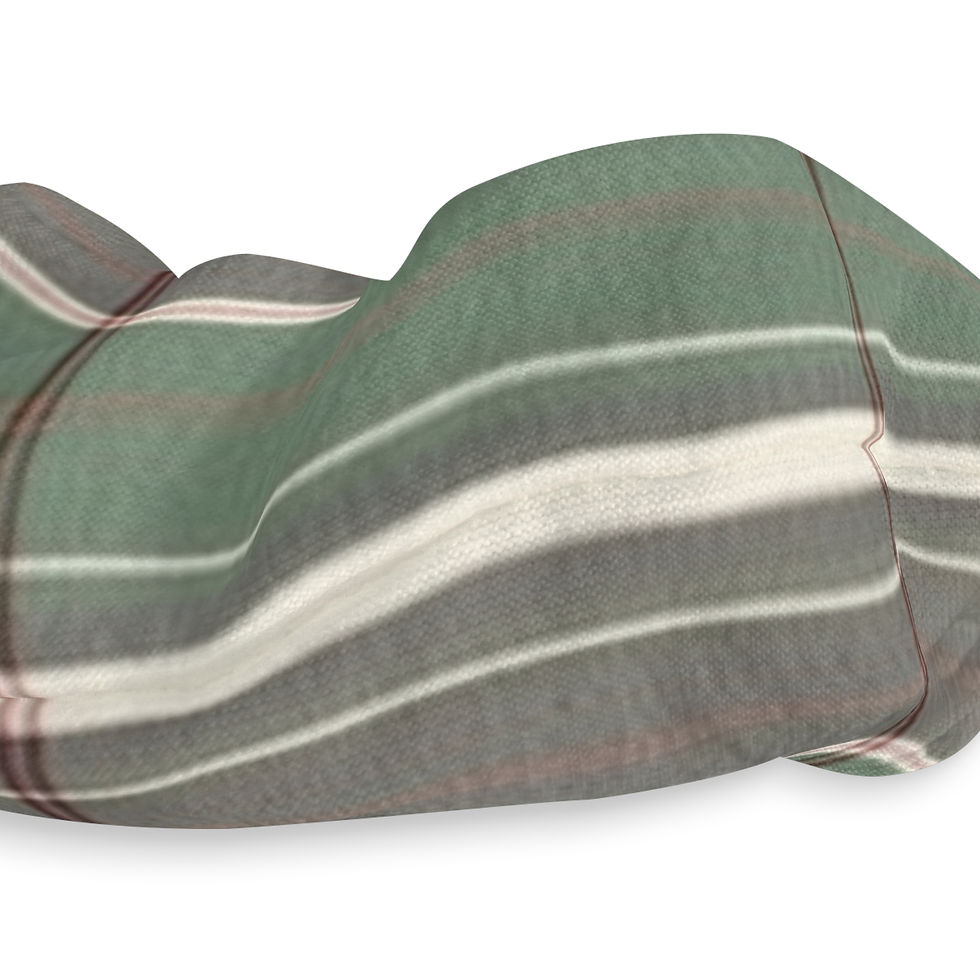 Thumbnail: Green Plaid Scrunchie – Cozy Autumn Plaid Hair Accessory
