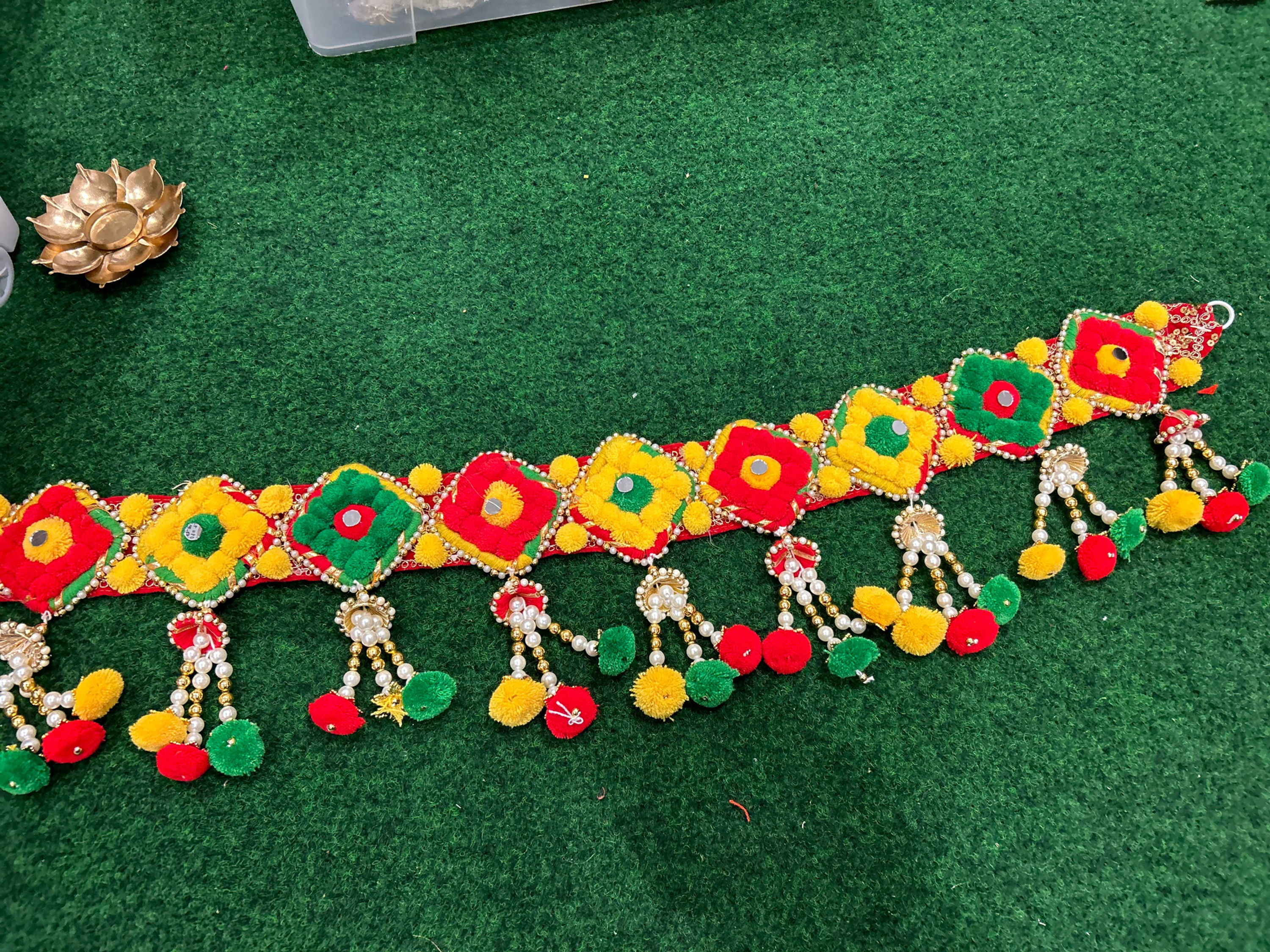 Handmade Heavy PomPom Toran