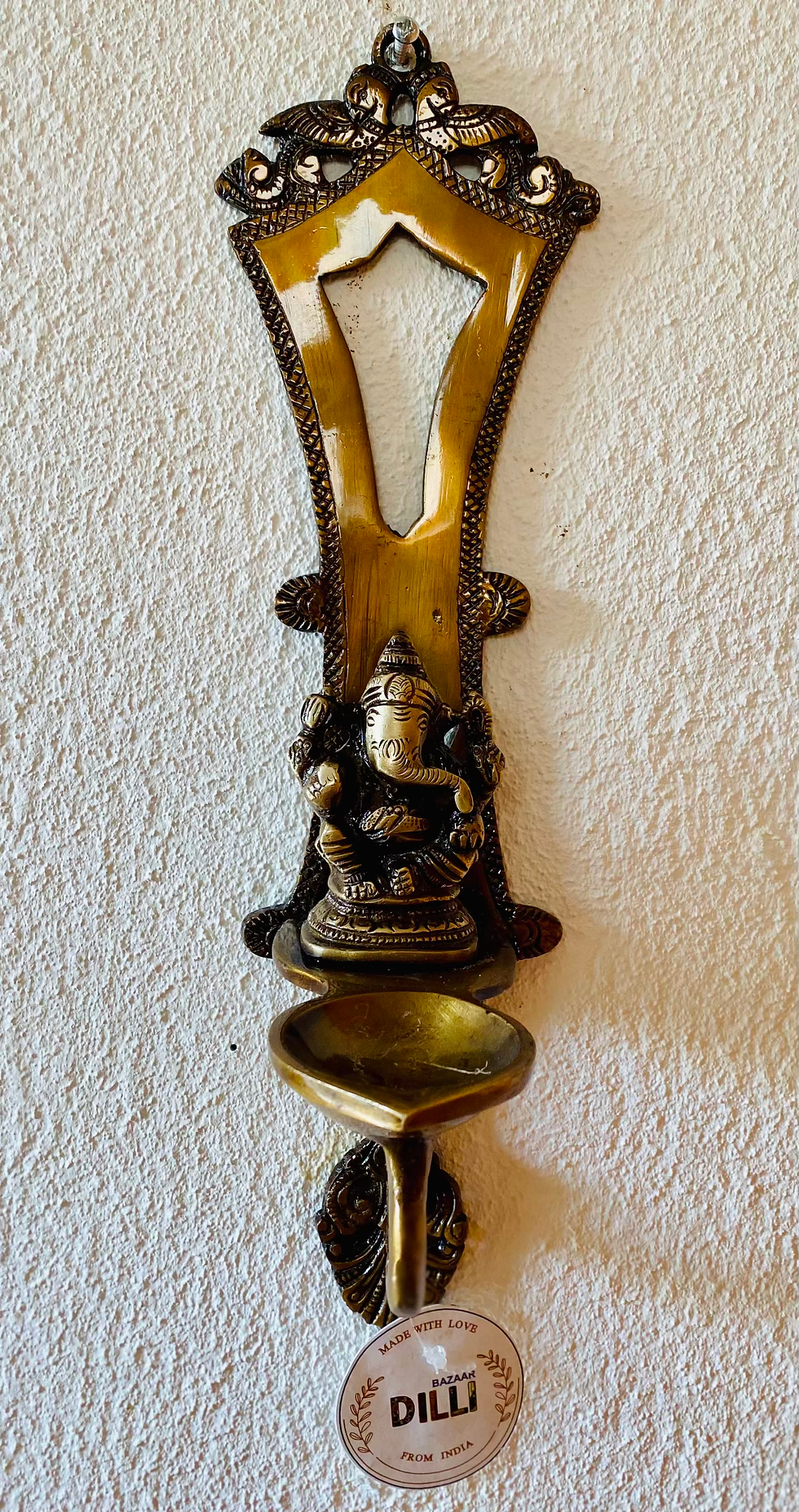 Hanging Ganesha Brass Diya