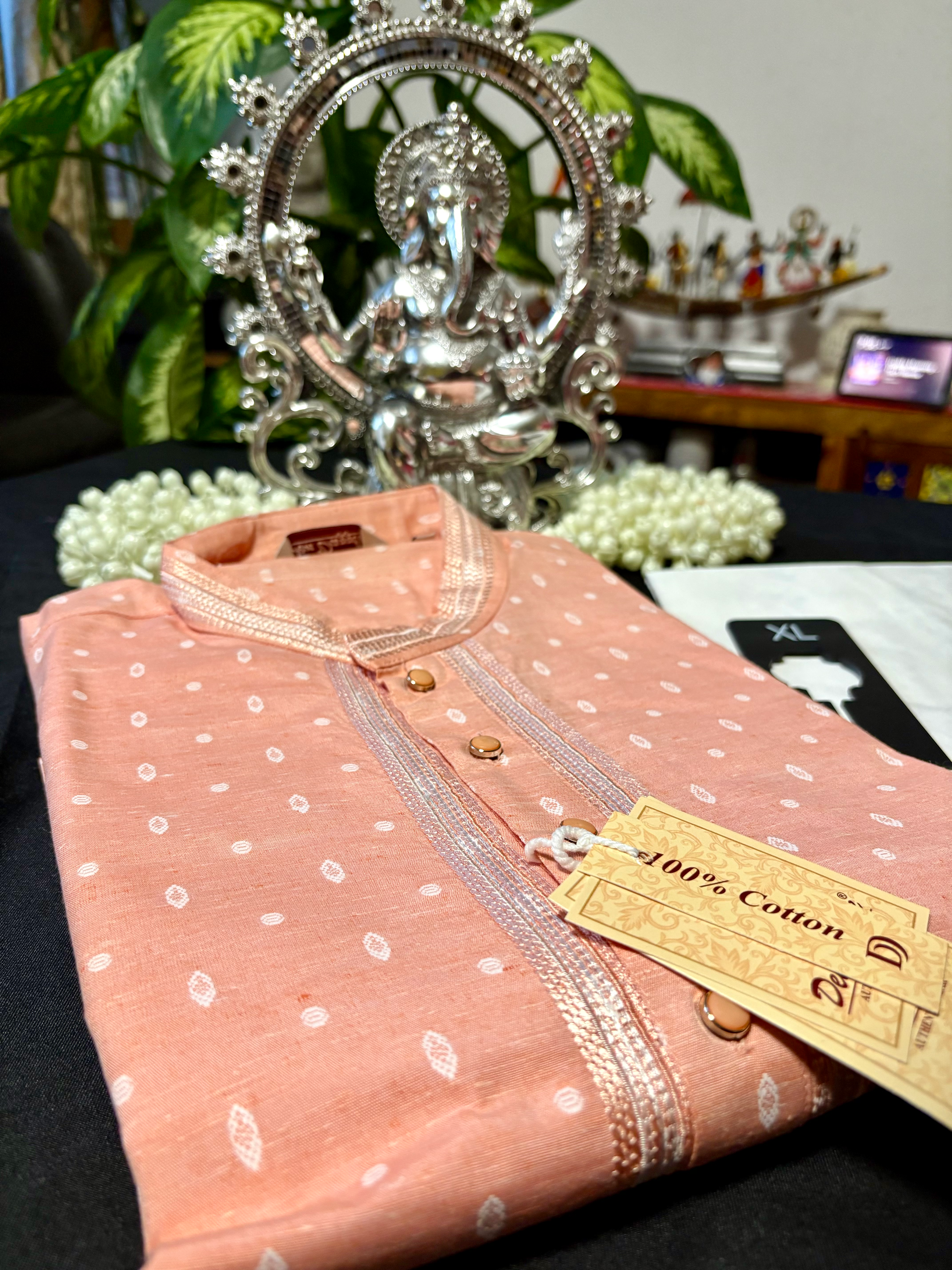 Cotton Butti Kurta Set