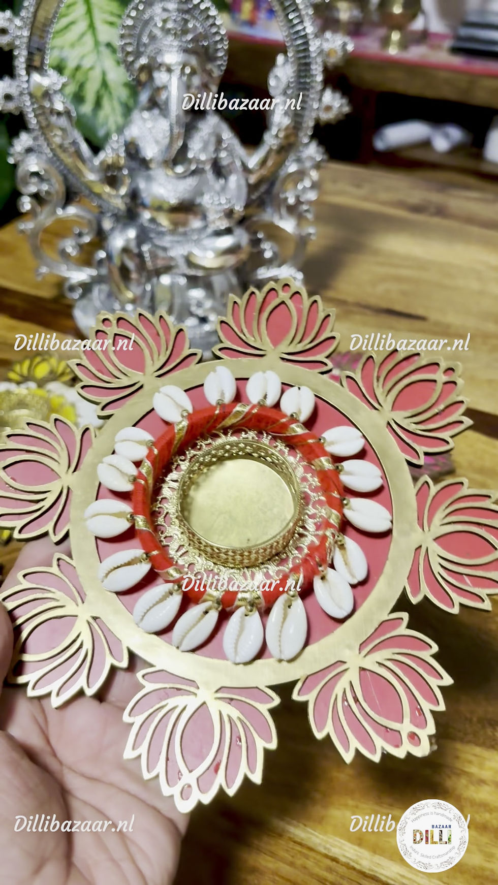 Thumbnail: Lotus T-light festive decor