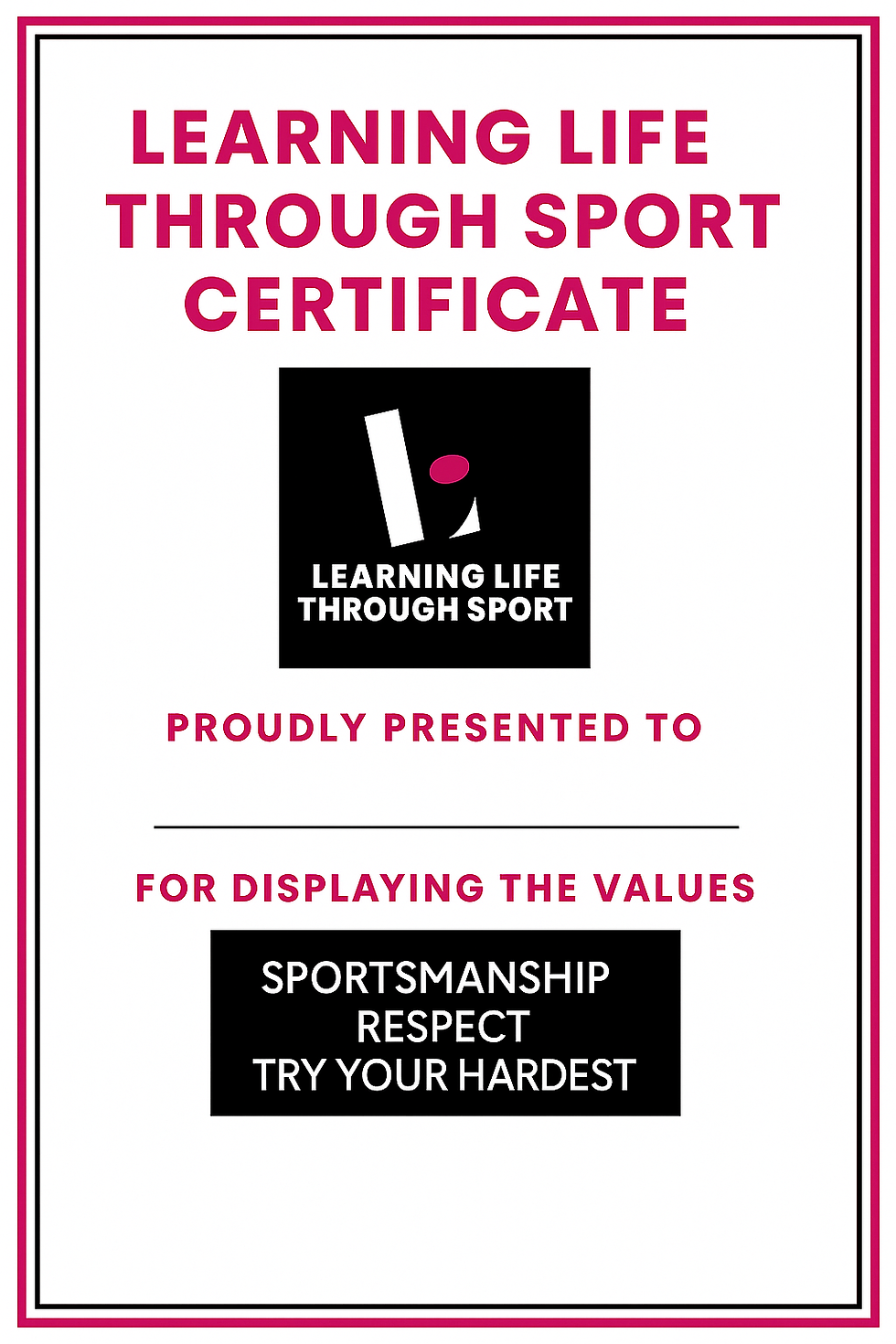 Learning Life Through Sport Event