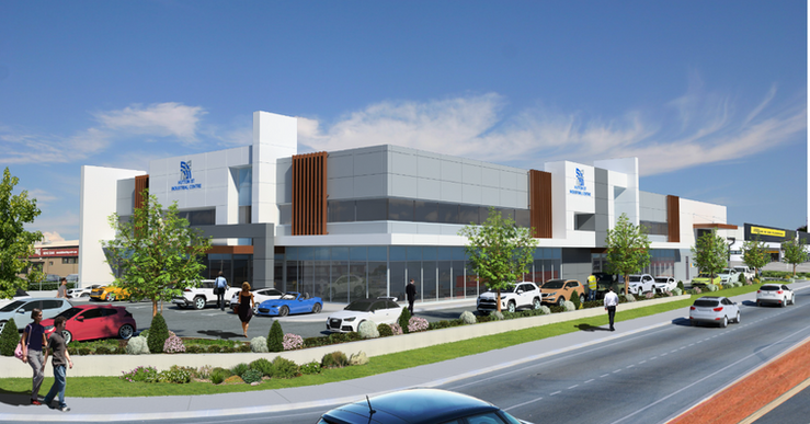 3D render image of new multi-level development in Osborne Park, WA