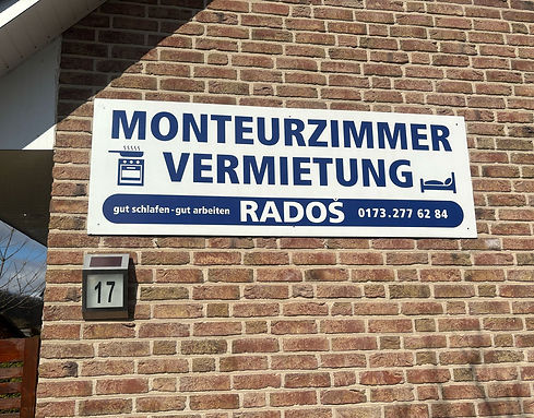 Rados-Monteurzimmervermietung