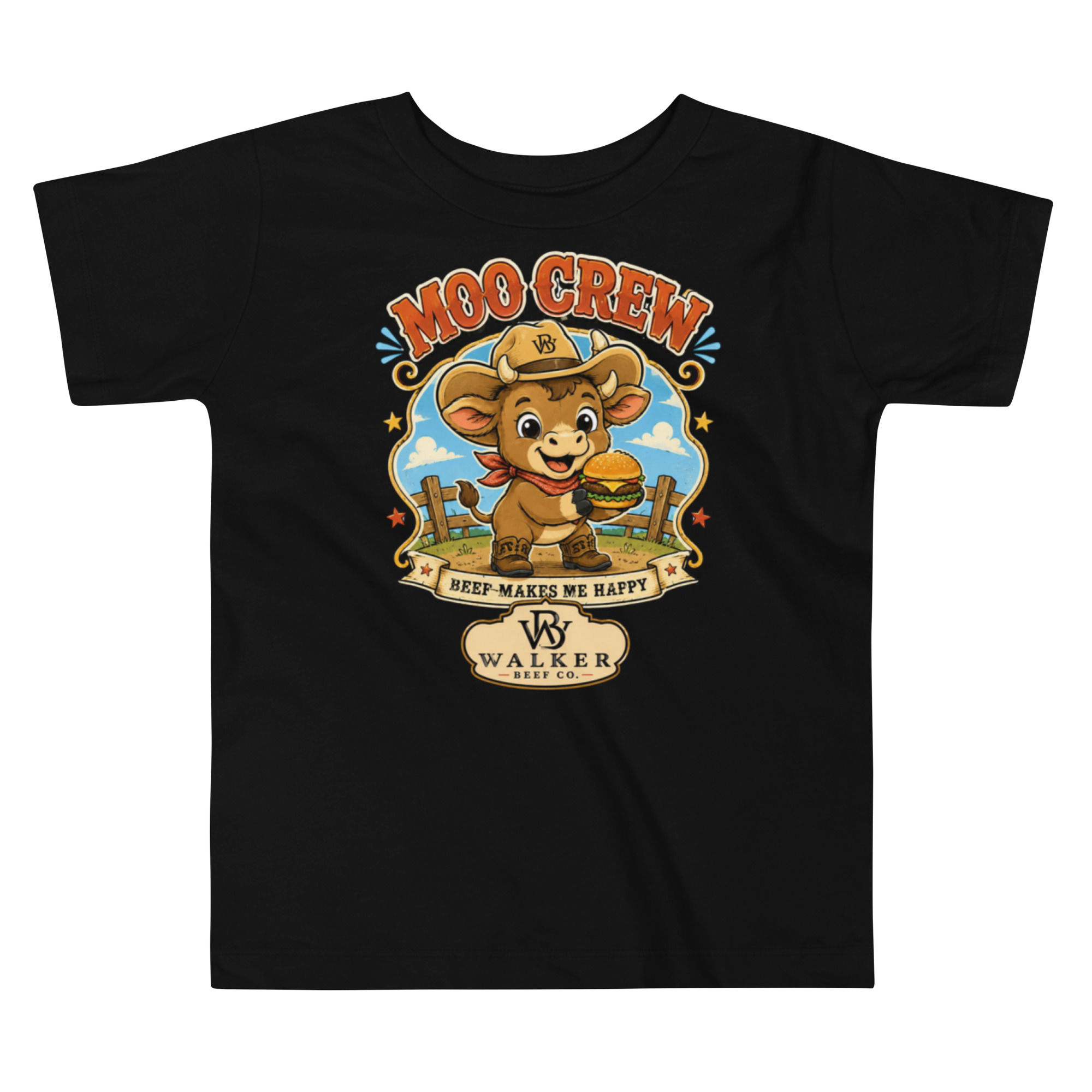 Toddler Moo Crew Short Sleeve Tee